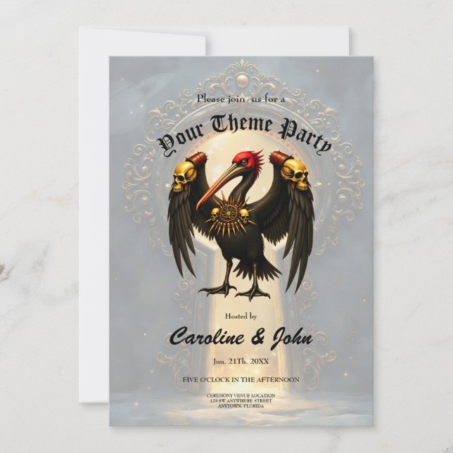 Harbinger of the Golden Gate The Nocturnal Pelican Einladung (Vorderseite)