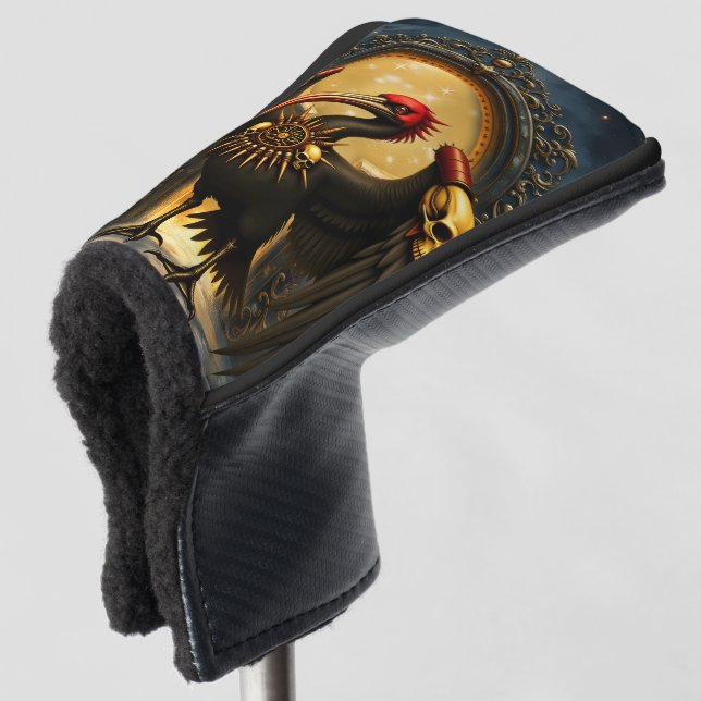 Harbinger of the Golden Gate The Nocturnal Pelican Golf Headcover (3/4 Vorderseite)