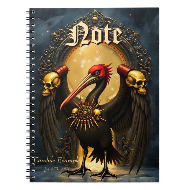 Harbinger of the Golden Gate The Nocturnal Pelican Notizblock (Vorderseite)