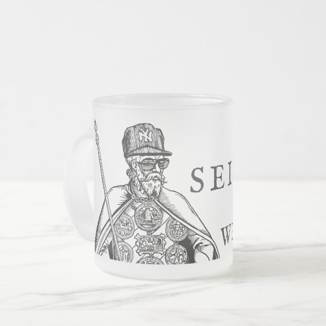 Harblinger Mattglastasse (Vorderseite Links)