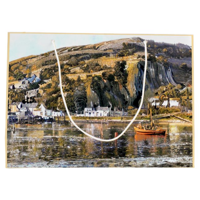 HARBOR BARMOUTH WALES GROßE GESCHENKTÜTE (Rückseite)