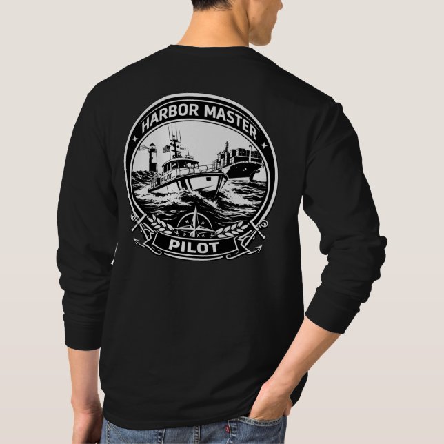 Harbor Master Pilot: Professional Long Sleeve Tee (Rückseite)