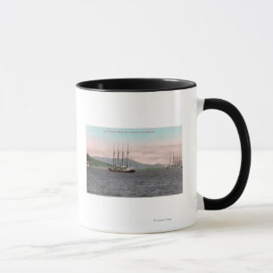 Harborview der Bucht und des Mt. Tamalpais Tasse