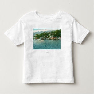 Harborview mit Yachten und Segel-Booten Kleinkind T-shirt
