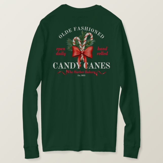 Harbour Bakery Dark Green T-Shirt (Design Rückseite)