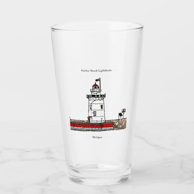 Harbour Beach Lighthouse Glas (Vorderseite)