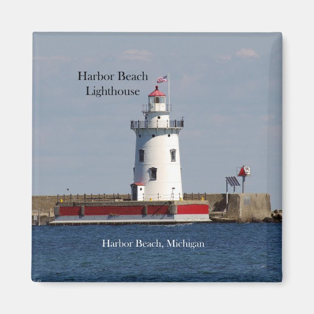 Harbour Beach Lighthouse Magnet (Vorne)
