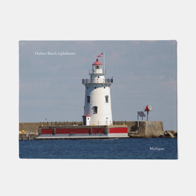 Harbour Beach Lighthouse Türmatte (Vorderseite)