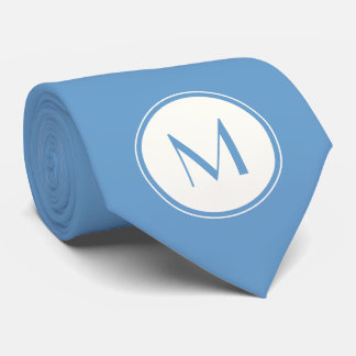 Harbour Blue mit Monogram Neck Tie Krawatte