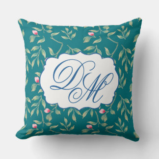 Harbour Blue Wedding Keepsake Throw Pillow Kissen