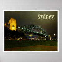 Harbour Bridge at Night, Sydney, Australien