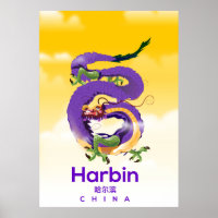 Harbour China Dragon Reiseplakat