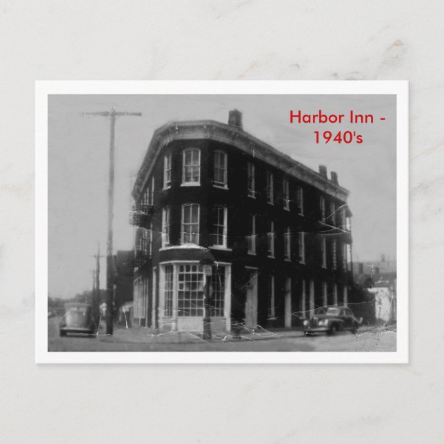 Harbour Inn der 40er Jahre Postkarte (Vorderseite)