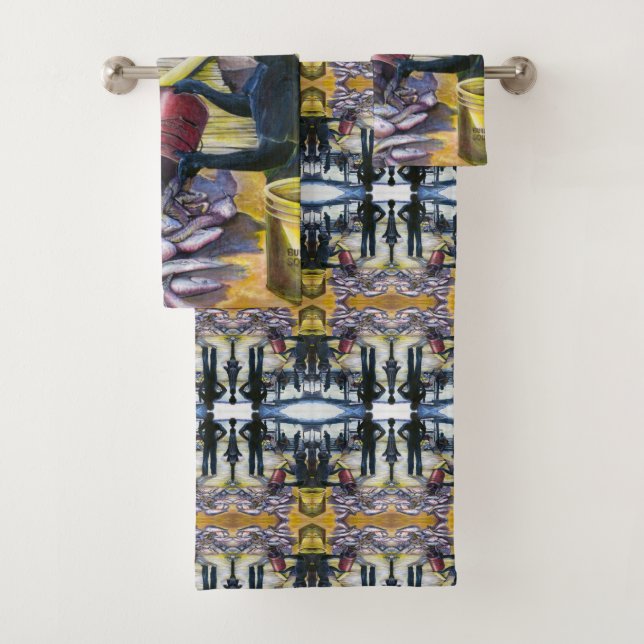 Harbour Island, Bahamas Badhandtuch Set (Insitu)