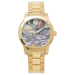 Harbour Island, Bahamas, die heutige Karte Armbanduhr