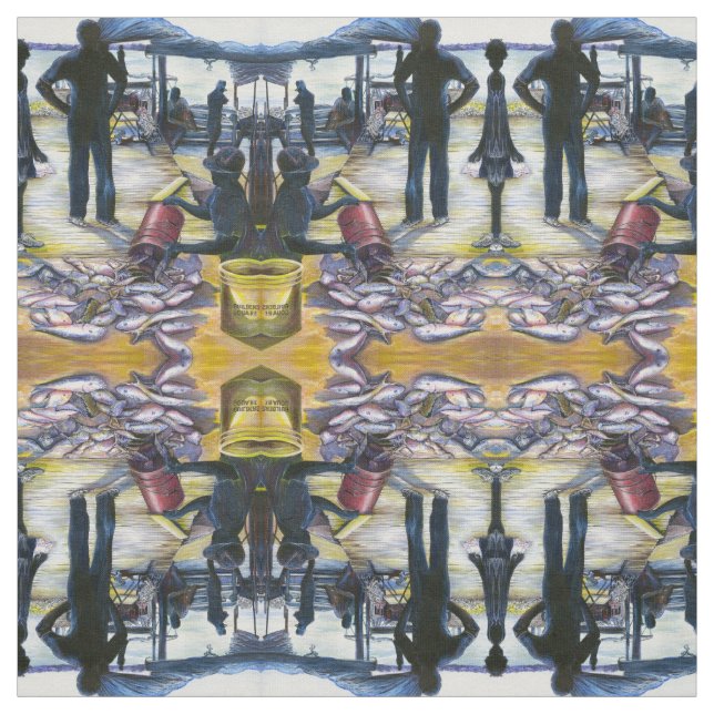 Harbour Island, Bahamas Stoff (Muster)