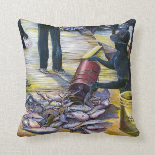 Harbour Island, die heutige Speisekarte Kissen