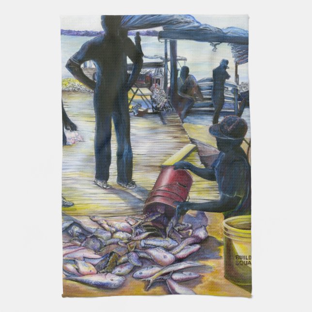 Harbour Island Geschirrtuch (Vertikal)