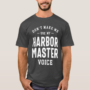 Harbour Master Job Beruf Geburtstagsarbeiter T-Shirt