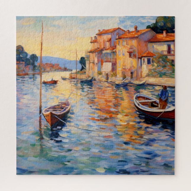 Harbour Neo-Impressionismus Puzzle (Vertikal)
