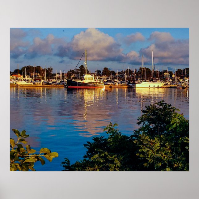 Harbour Reflection Poster (Vorne)
