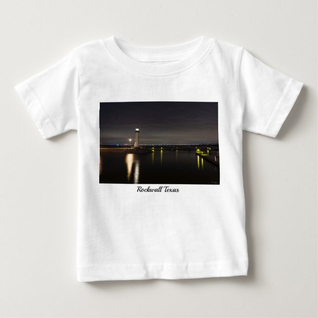 Harbour Rockwall Lighthouse Baby T-shirt (Vorderseite)