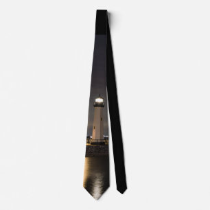 Harbour Rockwall Lighthouse Krawatte