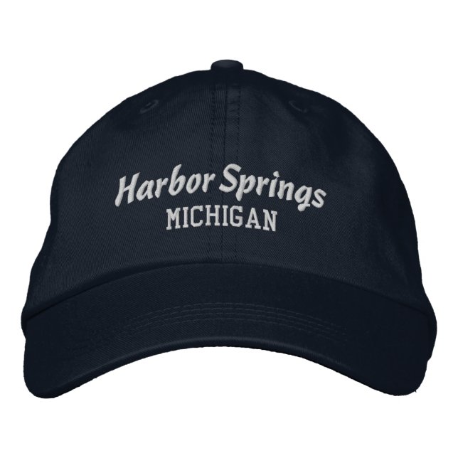 Harbour Springs Michigan bestickter Hut (Vorderseite)