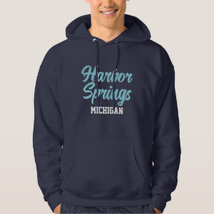 Harbour Springs Michigan Printed Hoodie