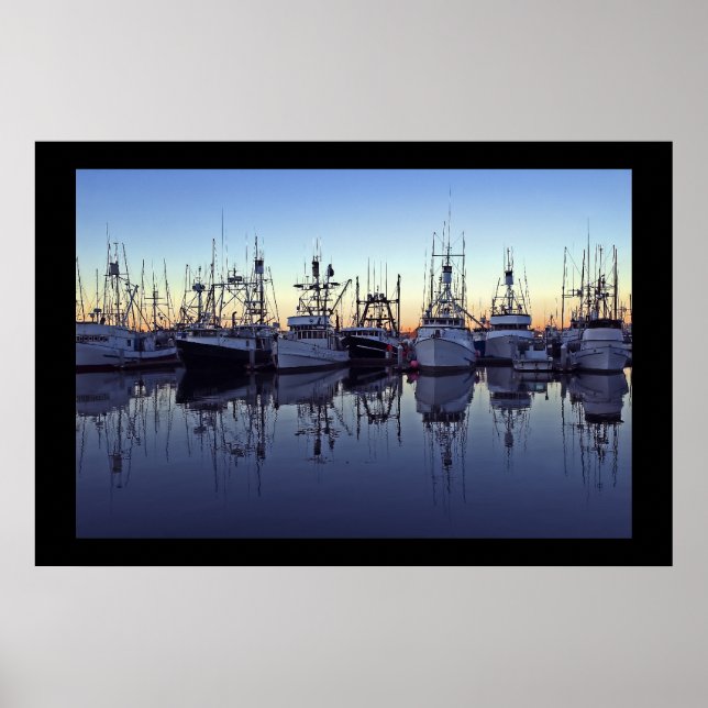Harbour Sunrise Poster (Vorne)