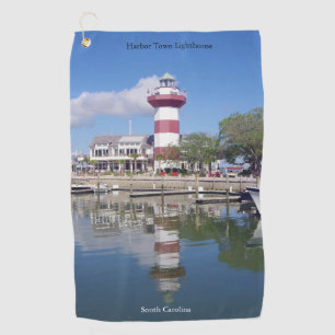 Harbour Town Lighthouse Golfhandtuch