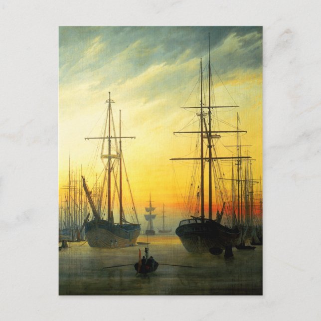 Harbour View - Friedrich Postkarte (Vorderseite)