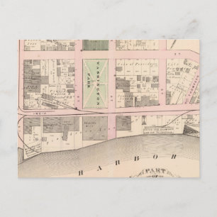 Harbour Washington Park Atlas Map Postkarte