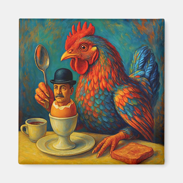 Hard-Boiled Human - Fowl Play at Breakfast Magnet (Vorne)