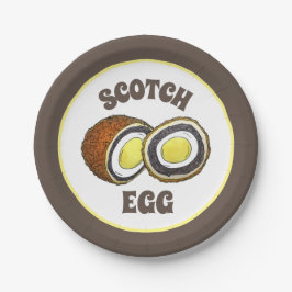 Hard Boiled Scotch Eggs UK British Snack Food Pappteller