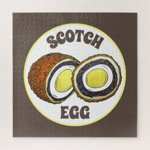 Hard Boiled Scotch Eggs UK British Snack Food Puzzle