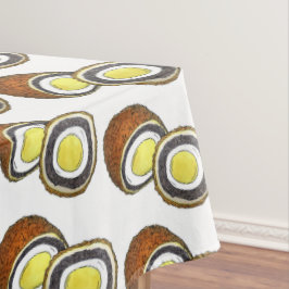 Hard Boiled Scotch Eggs UK British Snack Food Tischdecke