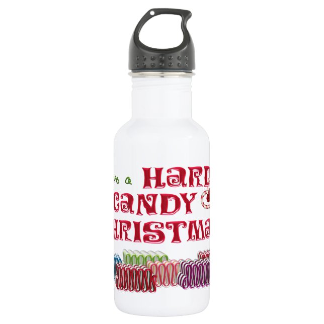 Hard Candy Weihnachten Trinkflasche (Vorderseite)