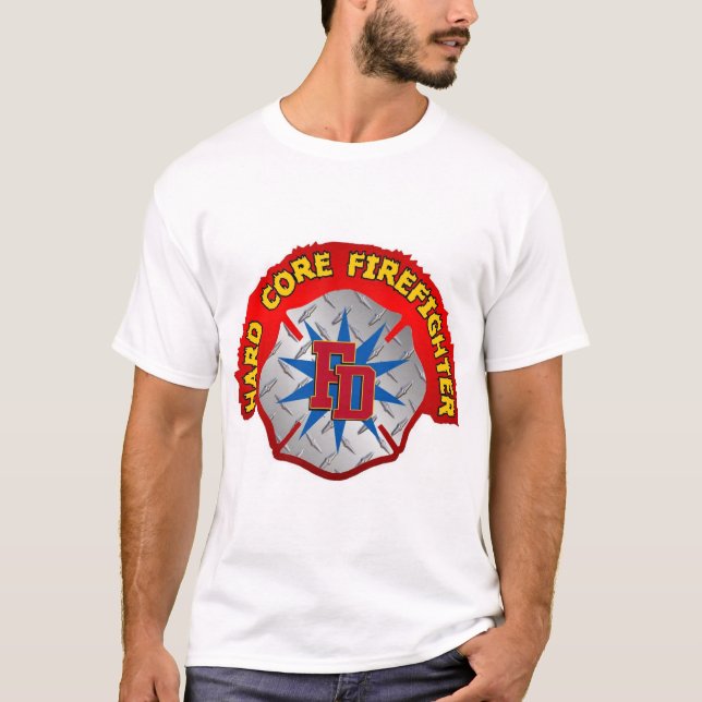 Hard Core Firefighter T-Shirt (Vorderseite)