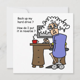 Hard Drive Back Up Humorous