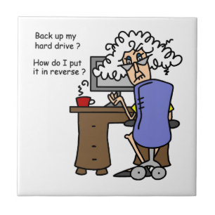 Hard Drive Back Up Humorous Fliese