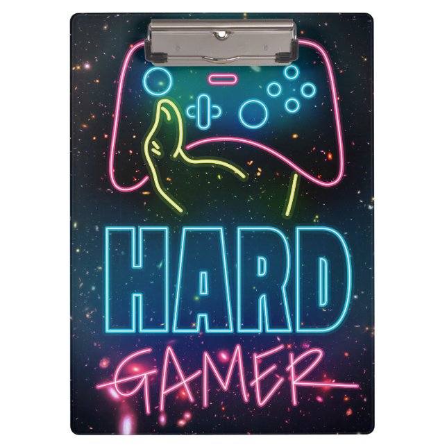 Hard Gamer Klemmbrett (Vorderseite)