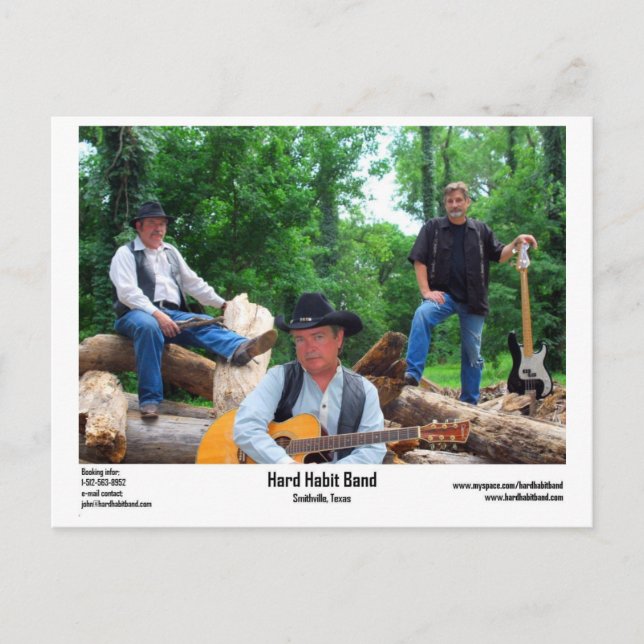 Hard Habit Post Cards Postkarte (Vorderseite)