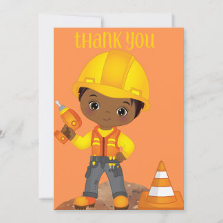 Hard Hat Birthday Dankeschön Karte