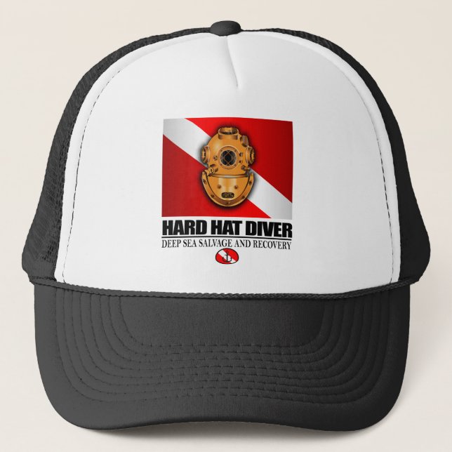 Hard Hat Diver Truckerkappe (Vorderseite)