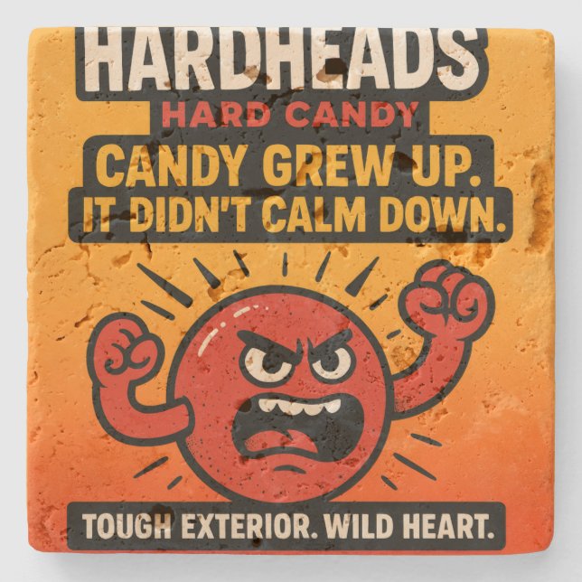 HARD HEAD  STEINUNTERSETZER (Vorderseite)