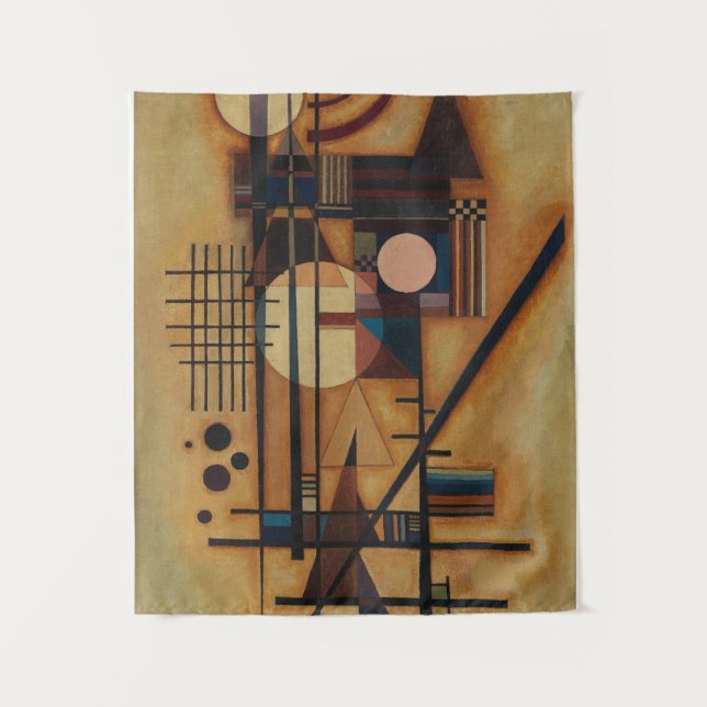 Hard in soft, 1927 by Wassily Kandinsky Wandteppich (Vorderseite)