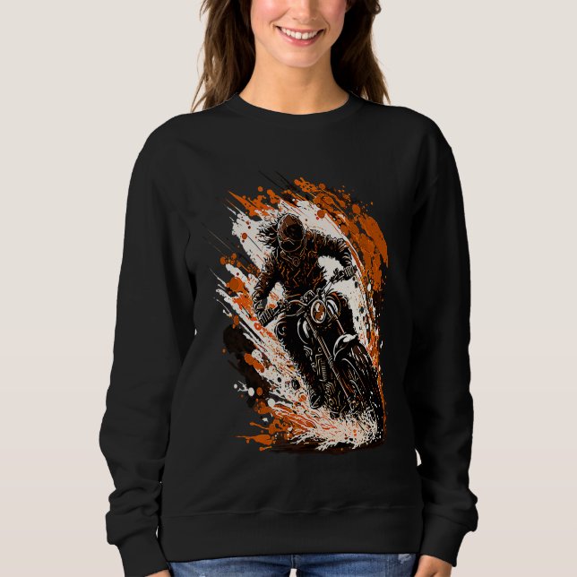 Hard motocross riders Offroad action  1 Sweatshirt (Vorderseite)