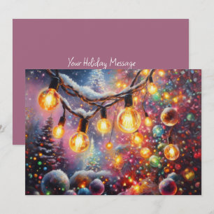 Hard Pastel Zeichne Weihnachtsmotifs Urlaub Feiertagskarte