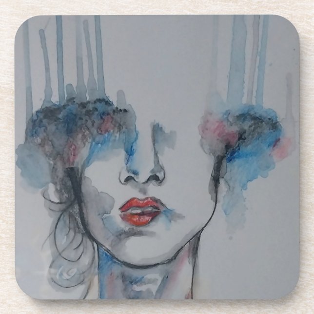 Hard plastic coaster getränkeuntersetzer (Vorderseite)